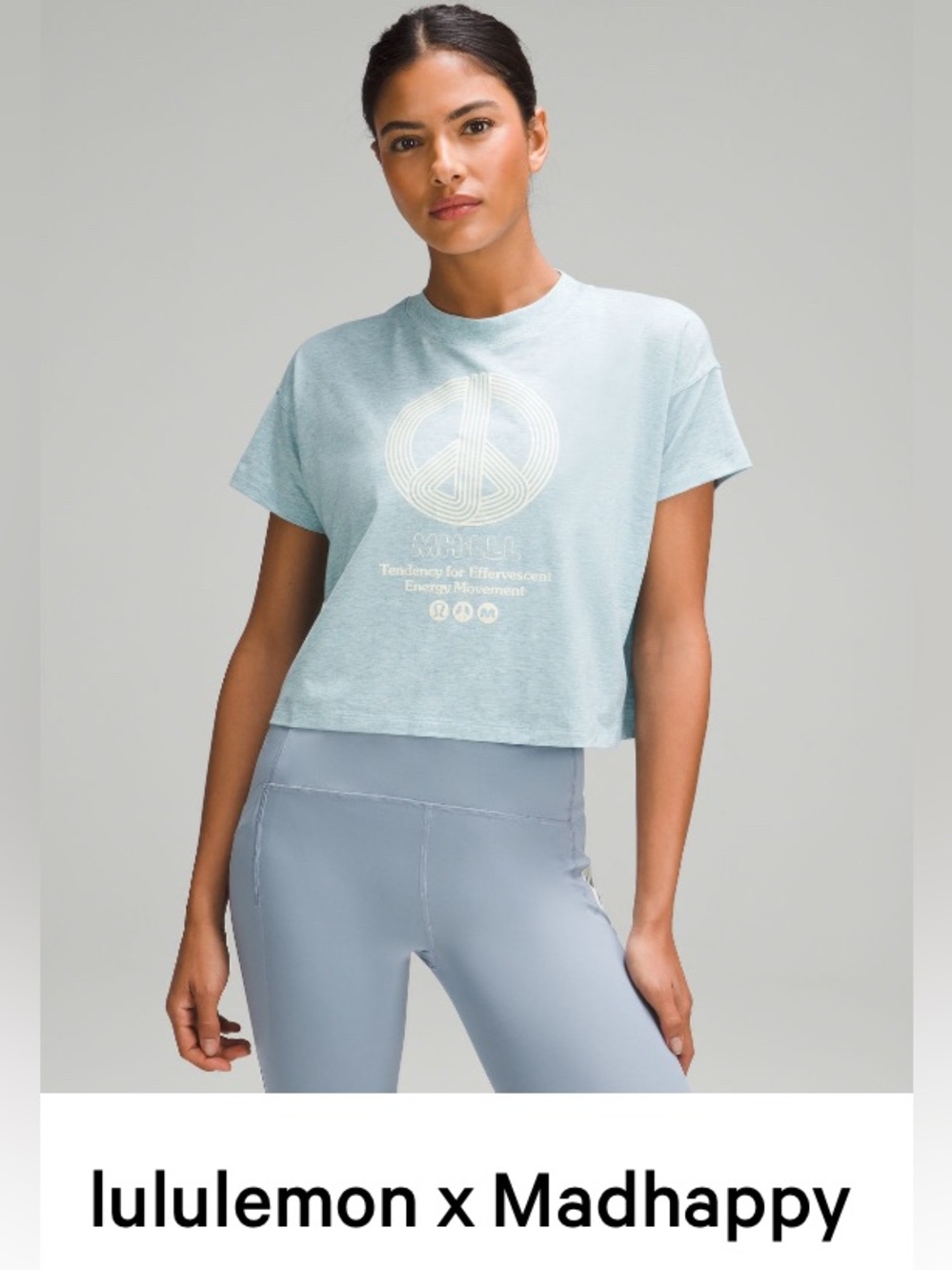 Mad happy lululemon cates tee